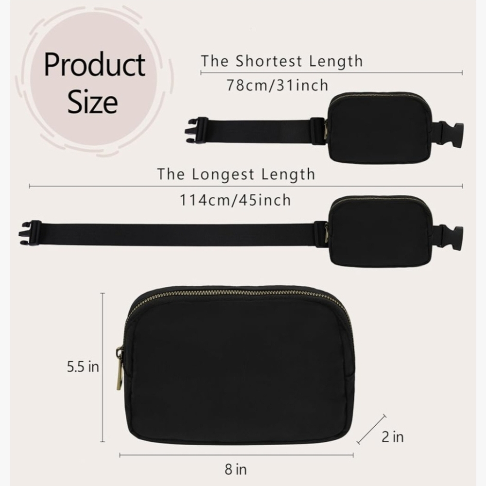 Black Crossbody Bag - Picture 3 of 7
